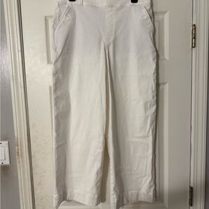 Spanx White Wide-Leg Pants